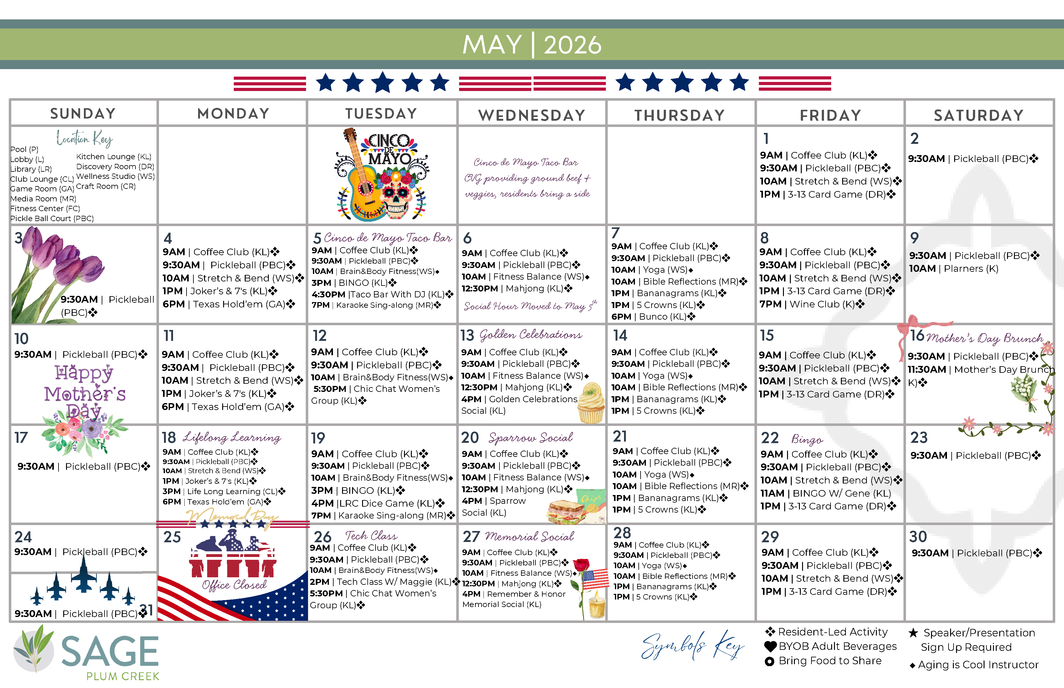 Resident Calendar