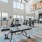 a gym with exercise equipment